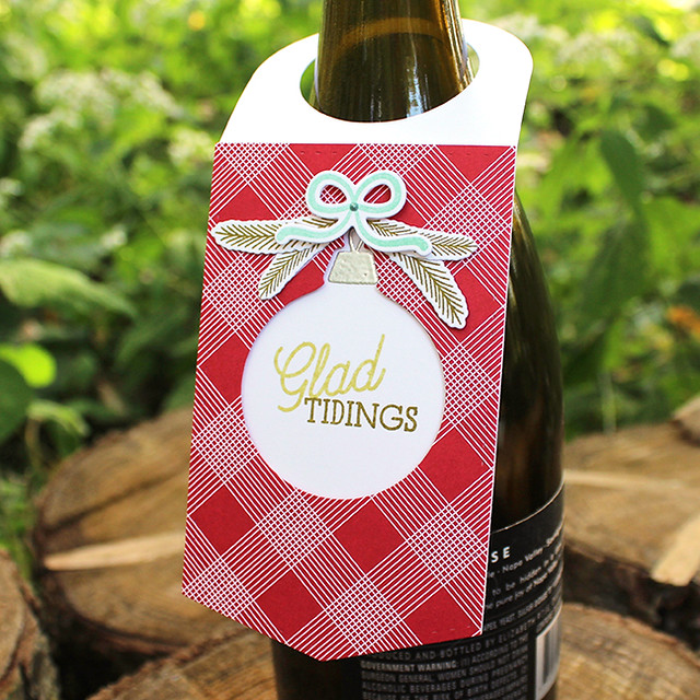 Glad Tidings Wine Bottle Tag