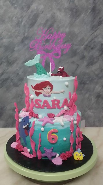 Little Mermaid Cake by Anys Sedik of Oh NAKA Cakes