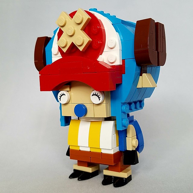 Tony tony chopper brickheadz Im back! Been away for quite a while. New job, new apartment stopped me from making my own models. I work at Legoland discovery center philly as the master model builder now. Can't post what I make there to my personal accoun