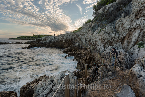 antibes france southfrance southernfrance monaco nice path coast sea sunset dramatic rock waves ocean mediterraneansea christinephillips magical outdoor holiday vacation explore neverstopexploring