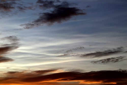 sky cloud sunset noctilucent weather