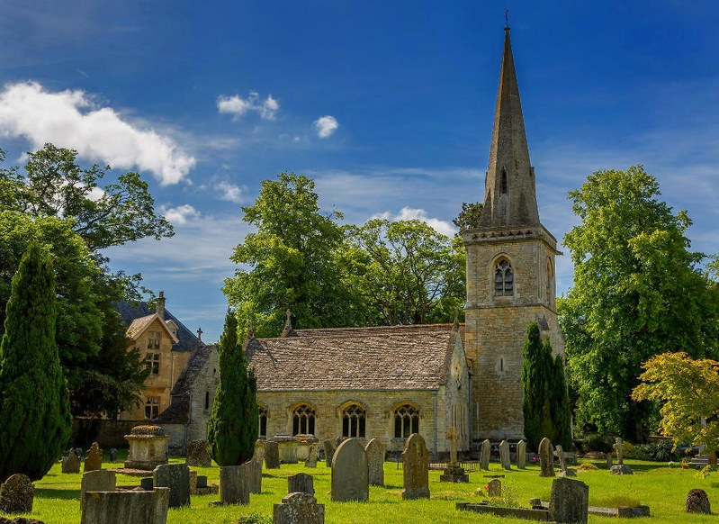 Saint Mary The Virgin Church in Lower Slaughter. Credit Jonathan, flickr