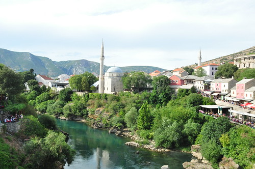 starimost river bosniaherzegovina mostar oldtown