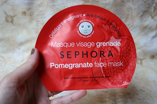 Sephora - pomegranate sheet mask