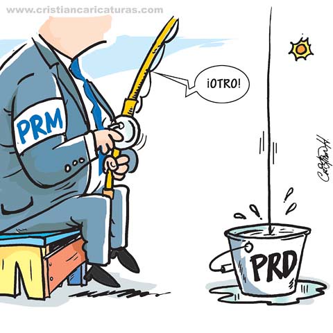 Caricatura en el PRD