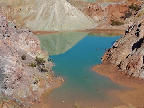 kapunda mine disused waste eerie beauty copper hiil mound tailings reflection pool