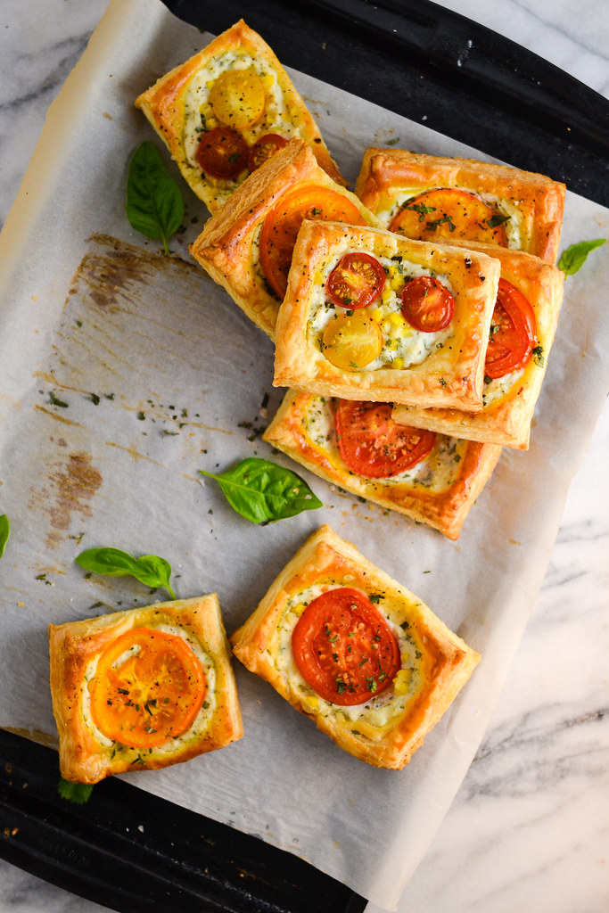 Tomato and Corn Tarts - Things I Made Today