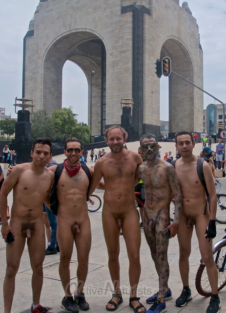 naturist 0045 WNBR World Naked Bike Ride, Mexico