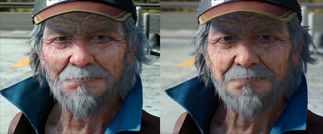 Final Fantasy XV - PC vs PS4 - Subsurface Scattering