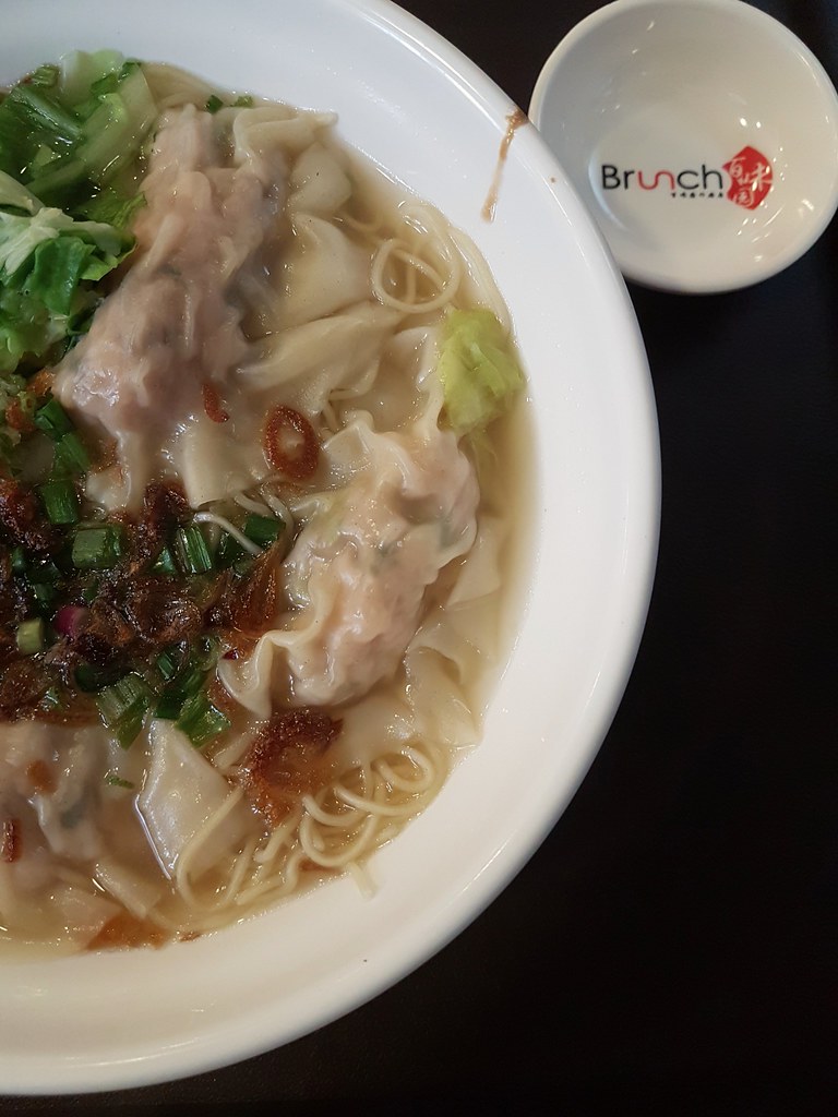 水饺汤云吞面 Wan Ton Mee Soup Dumpling $7.50 @ Brunch Kitchen KL Wisma Vosway