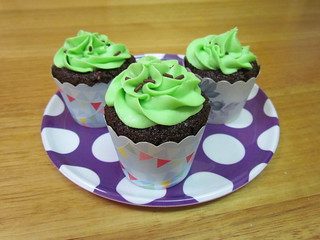 Chocolate Mint Gluten Freedom Cupcakes