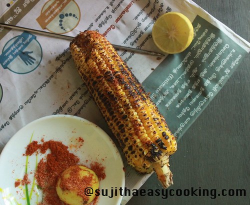 Sweetcorn with Lemon and chilli