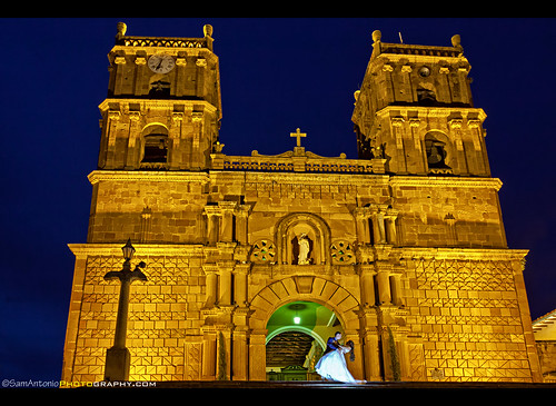 catedraldelainmaculadaconcepci—n barichara town colombia tourism colonial santander cathedral exterior facade front historic colorful blue history architecture building beautiful old latin white spanish travel village outdoor catholic belfry church monument colonialarchitecture latinamerica samantoniophotography catedraldelainmaculadaconcepción