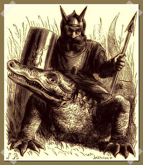 Saleos as depicted in Collin de Plancy's Dictionnaire Infernal, 1863 edition.