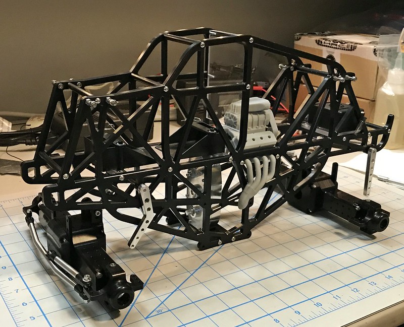 Freestyle RC ZRD Build. custom rc monster truck chassis. 