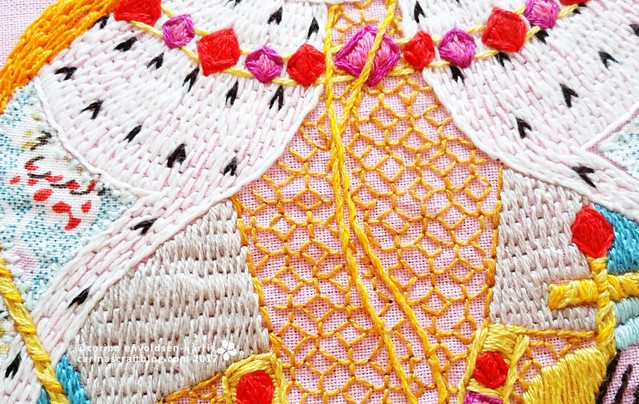 Gloriana embroidery pattern