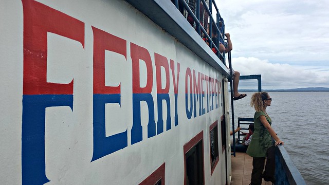 Ometepe Ferry coming 7