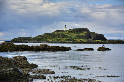 fidra fidraisland lighthouse eastlothian firthofforth scotland scottish scottishscenery coast sea beach landscape cormorant shore water ocean