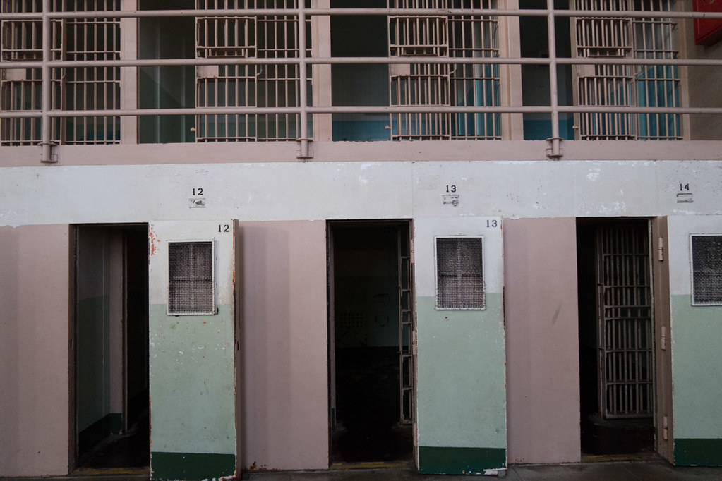 Alcatraz solitary confinment cell