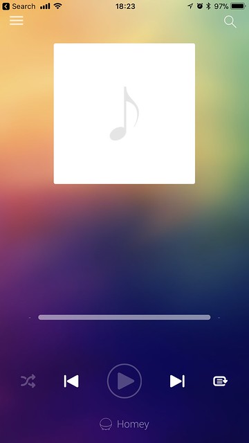 Homey iOS App - Music