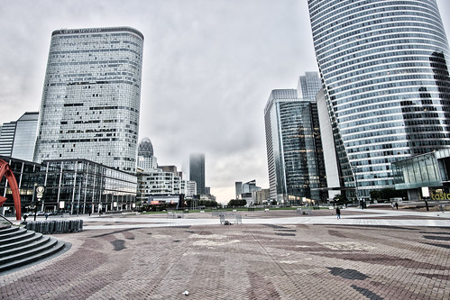 buildings gray red morning sunrise architecture effect special empty blackandwhite citylight skyline art street place ladefense france infrastructure skyscraper lightroom blackandwhitewithcolor