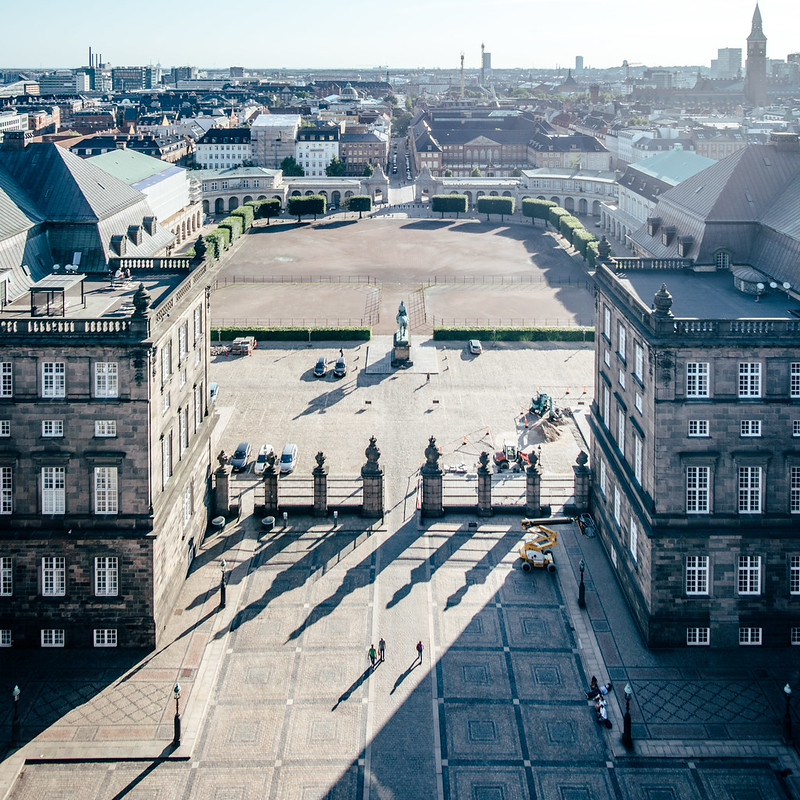 The view from The Tower, Christiansborg Palace