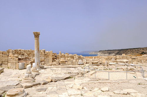 europe europa chypre cyprus île island paysage landscape ruine ruin antique antic grec greek colonne column mer sea méditerranée méditérranéen mediterranean