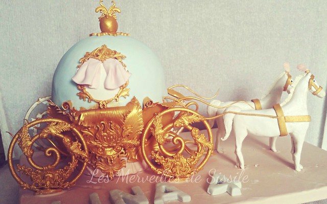 Cinderella's Carriage Cake by Soumaya Bouabid of S&S - Les Merveilles de Sissile