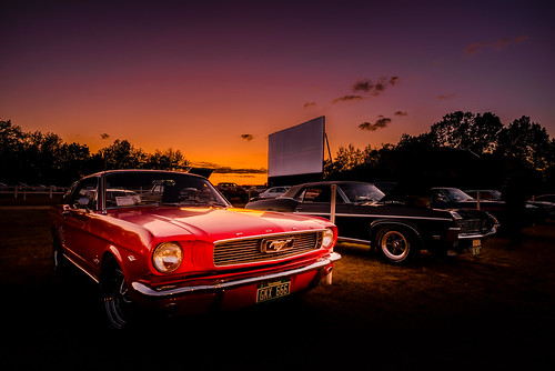 carshow sunsetdrivein sunset sky drivein driveintheater auto car vehicle automobile automotive ford mustang contrast colorful classic nikkor nikon d610 2018g colchester vermont vt unitedstatesofamerica usa america americana classiccar fav10 fav25 fav50