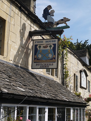 World Famous Butchers Arms Sign