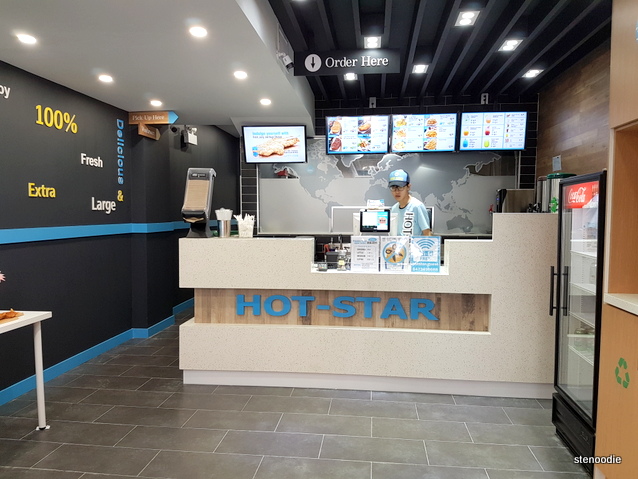 Hot Star Large Fried Chicken counter