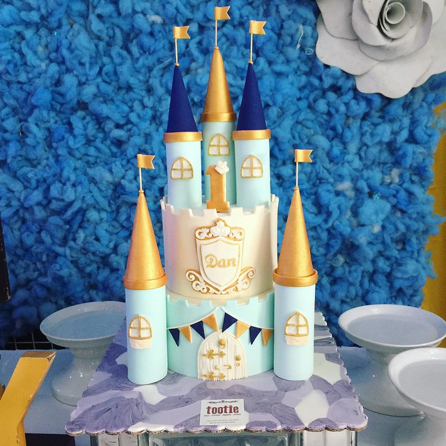 Castle Cake by Tootie Mariano and Margie Mariano of Tootie Cupcakes