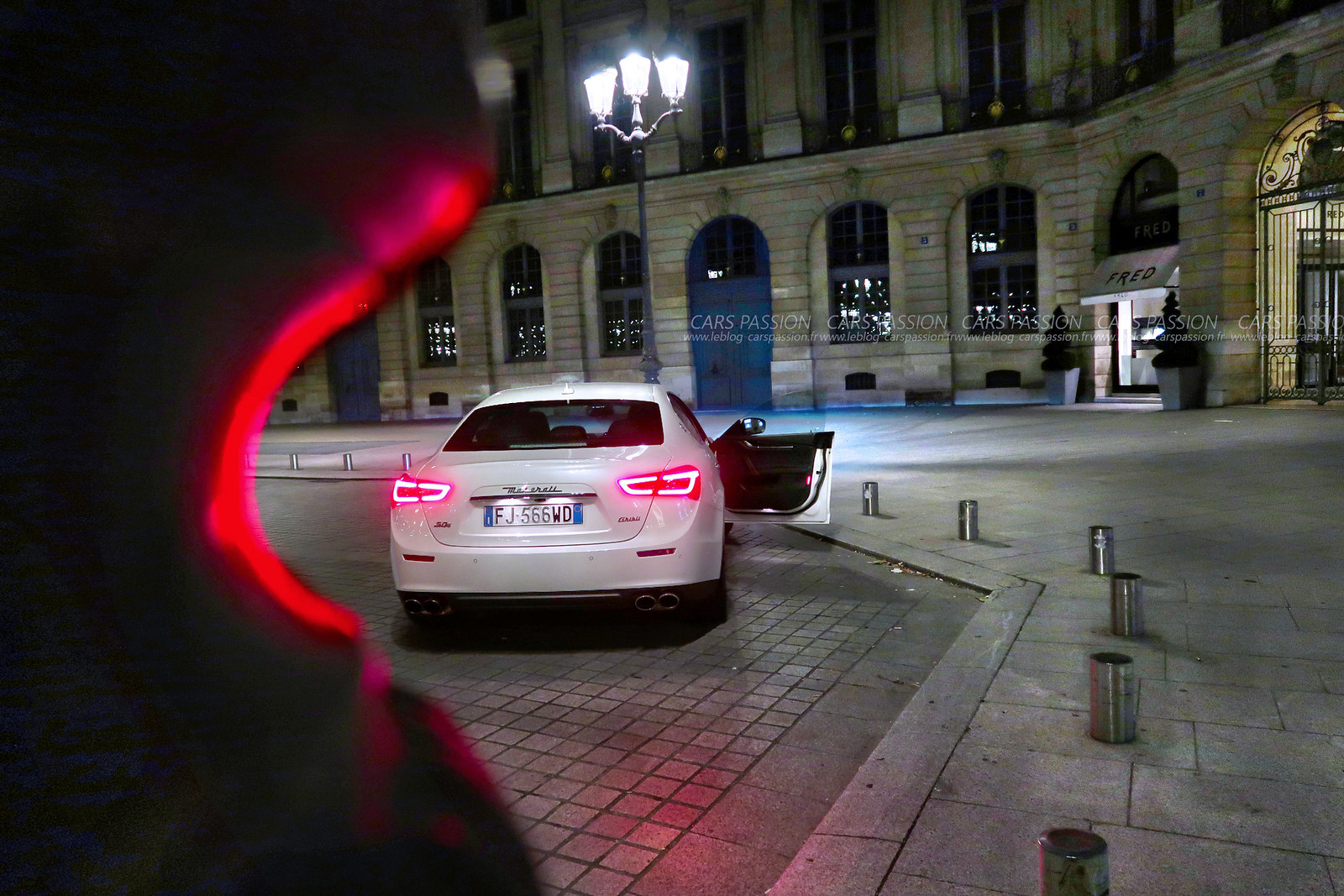Maserati Ghibli SQ 4 essai Place Vendome Paris