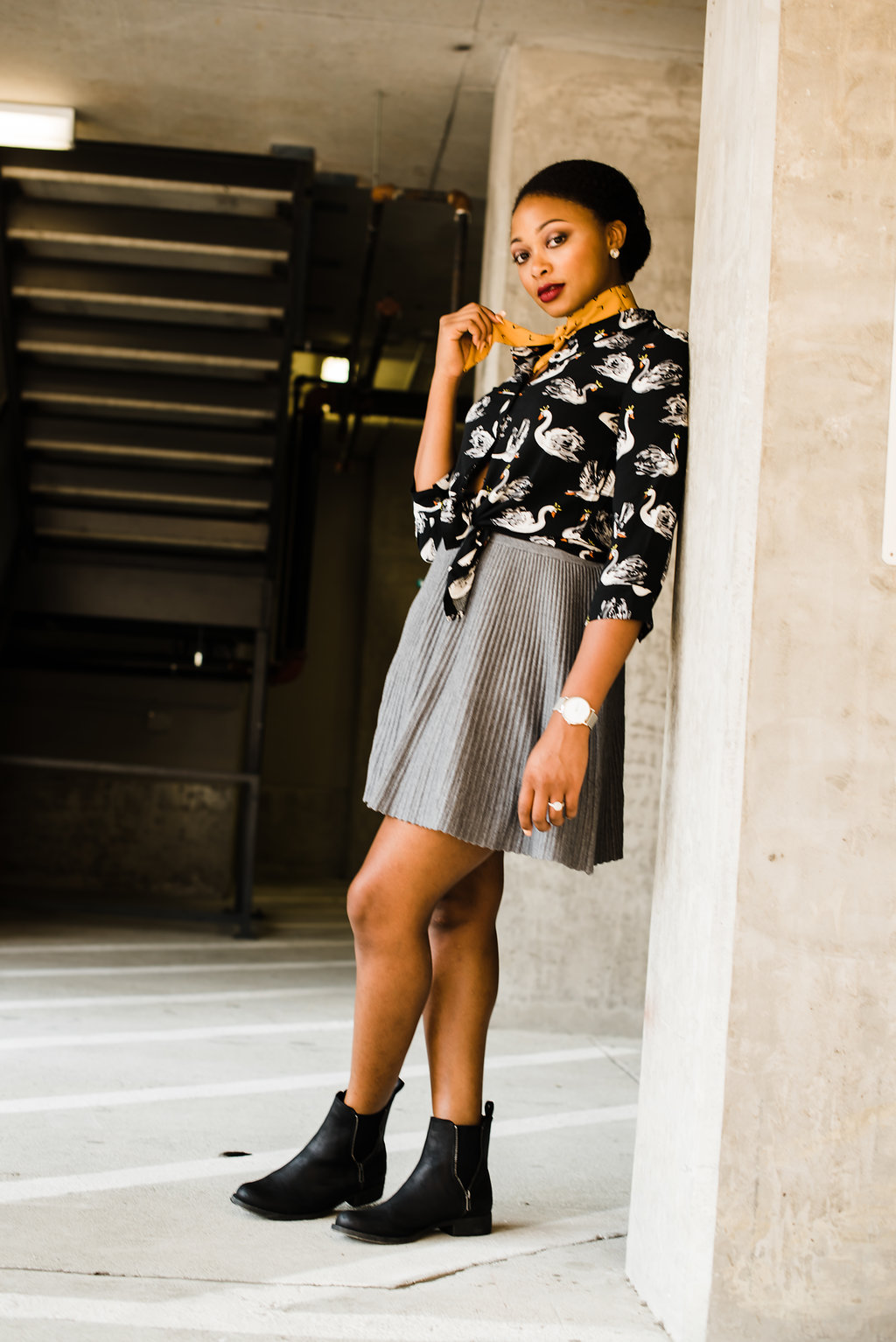how to style swan print, candace hampton