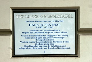 Gedenktafel für Hans Rosenthal