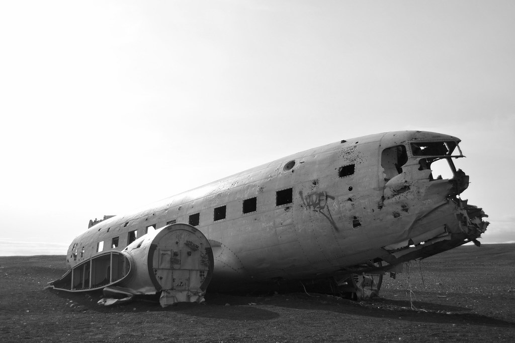 Iceland plane wreck