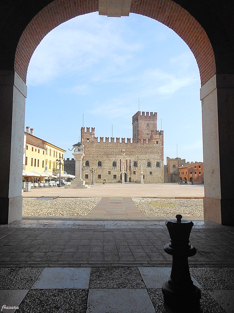 The lower castle + chess piece, Marostica