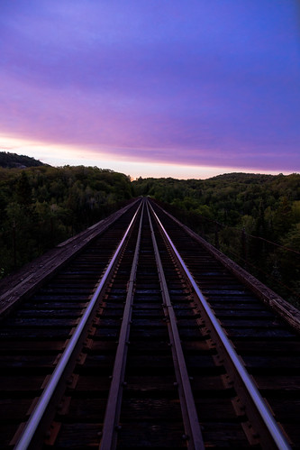 trestle bridge searchmont highway rob breckenridge purple train tracks