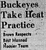 Buckeyes Take Heat Practice