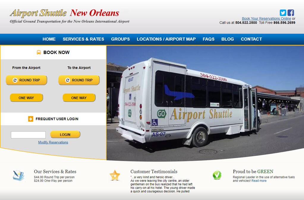 Airport Shuttle New Orleans
