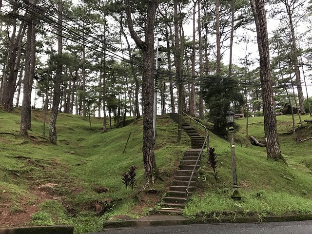 cemented stairs,  Camp John Hay