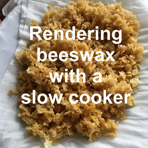 Rendering beeswax