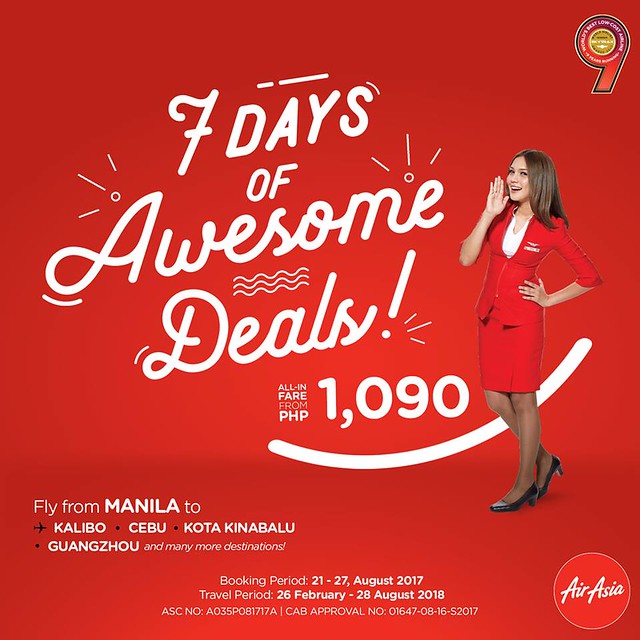 7 Days of Awesome Deal AirAsia Philippines