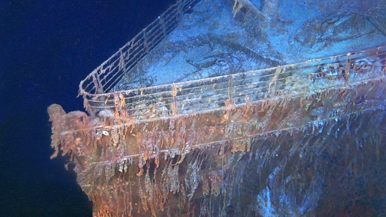 Titanic's bow