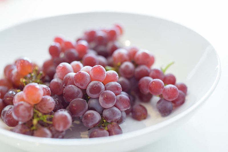 Summer fruit, grapes
