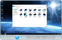 Windows 10 Professional BLUE SKY by novik (Game) (x86)