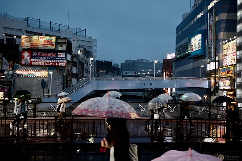 Yokohama rainy blue