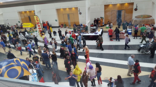 Can you spot Newt Scamander? From Fantastic Literary Cosplays from Grand Rapids Comic Con