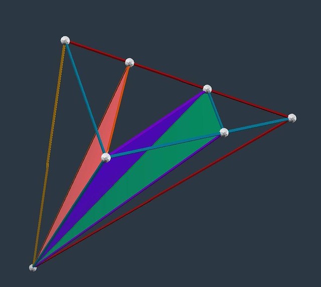 E mod (right tetrahedron) with submodules: Fum, Fo, Fi, Fe going left to right.