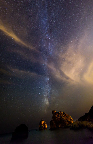 milkyway jordanriver panorama stars sea petratouromiou cyprus astrophotography